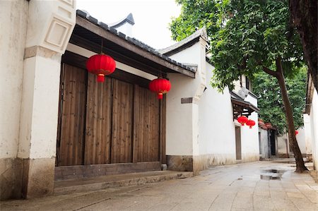 dynastie ming - Tranqui Chinese traditional alley with buiiding of the Ming and Qing Dynasty,located at Three lanes and seven alleys,most famouse place for ancient architecture in the southeast of China,fuzhou,China. Foto de stock - Super Valor sin royalties y Suscripción, Código: 400-05908198