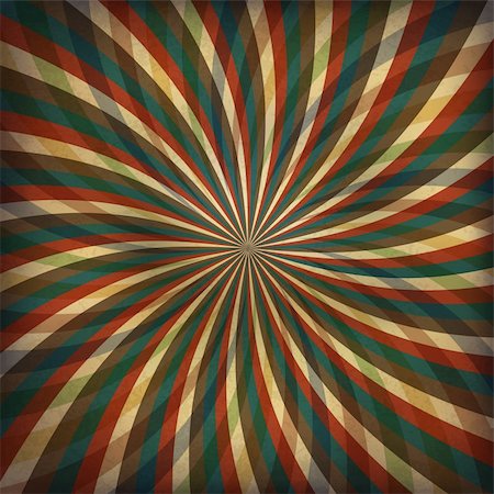 stripes pattern background vector - Vintage swirl rays background. Stock Photo - Budget Royalty-Free & Subscription, Code: 400-05908509