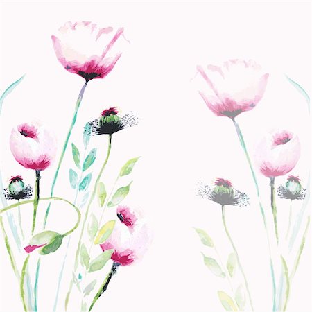 simsearch:400-07217139,k - Pink Poppy flowers Photographie de stock - Aubaine LD & Abonnement, Code: 400-05908862