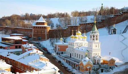 simsearch:400-06063210,k - Church of the Nativity of St.John the Baptist Nizhny Novgorod Stock Photo - Budget Royalty-Free & Subscription, Code: 400-05909038