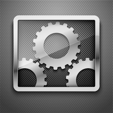 simsearch:400-04345562,k - Abstract metal background with framework and gears. Vector illustration. Photographie de stock - Aubaine LD & Abonnement, Code: 400-05909243
