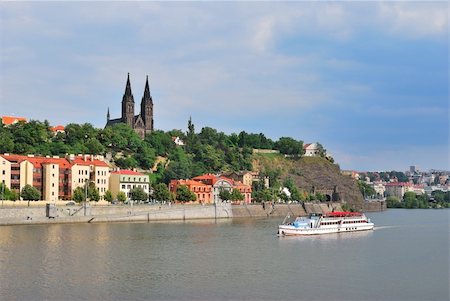 Vysehrad, the most ancient  place in Prague Stockbilder - Microstock & Abonnement, Bildnummer: 400-05909356