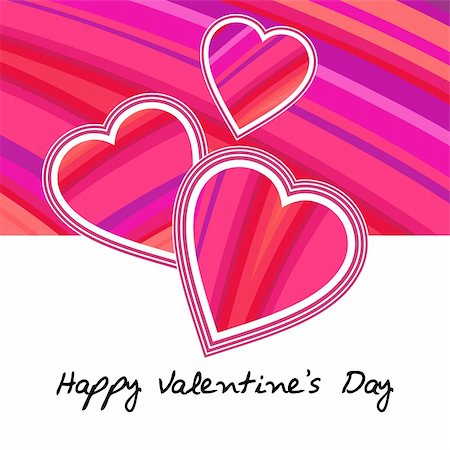 Vector Valentine's background. Stockbilder - Microstock & Abonnement, Bildnummer: 400-05909480