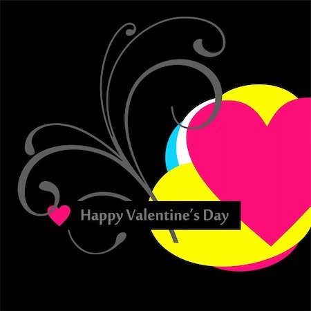 Vector Valentine's background. Stockbilder - Microstock & Abonnement, Bildnummer: 400-05909481