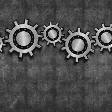 simsearch:400-05901999,k - Interlocking gears on a grunge style background Stock Photo - Budget Royalty-Free & Subscription, Code: 400-05901969