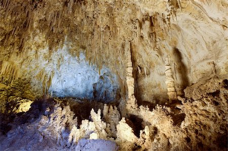 stalactites - Carlsbad Cavern National Park in New Mexico Stock Photo - Budget Royalty-Free & Subscription, Code: 400-05902342