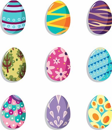 simsearch:400-04242338,k - cartoon Easter egg icon Photographie de stock - Aubaine LD & Abonnement, Code: 400-05914339