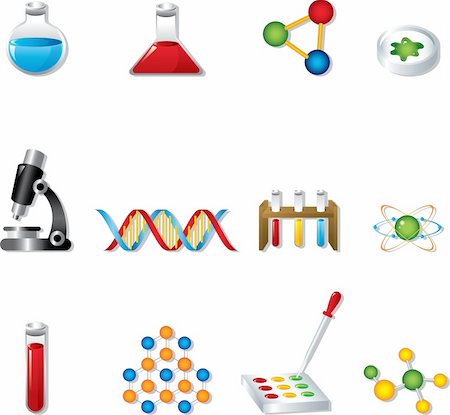 draw biology - Science Web Icons Stock Photo - Budget Royalty-Free & Subscription, Code: 400-05914342