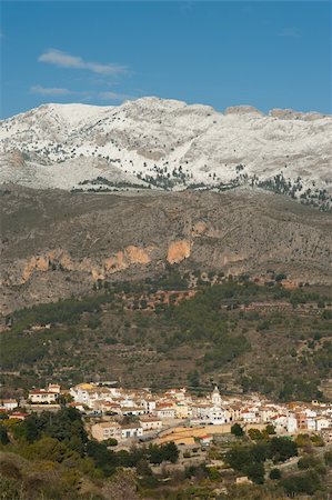 simsearch:400-06083036,k - Small mountain village on the Costa Blanca, Spain Stock Photo - Budget Royalty-Free & Subscription, Code: 400-05914653