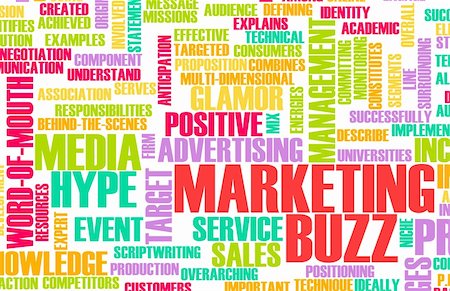 Marketing Buzz and Building the Hype as Concept Stock Photo - Budget Royalty-Free & Subscription, Code: 400-05917086
