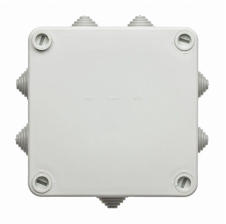 simsearch:400-07572493,k - Plastic box for electrical network connecting. Stock Photo - Budget Royalty-Free & Subscription, Code: 400-05917238