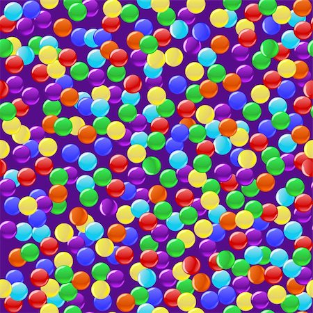 simsearch:400-05918018,k - Delicious colorful candies seamless background. Vector illustration Photographie de stock - Aubaine LD & Abonnement, Code: 400-05918018