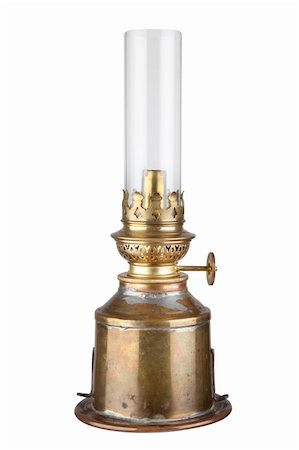 antique kerosene lamp with a glass bulb Fotografie stock - Microstock e Abbonamento, Codice: 400-05919617