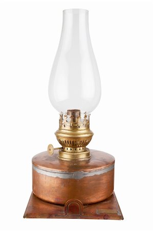 antique kerosene lamp with a glass bulb Fotografie stock - Microstock e Abbonamento, Codice: 400-05919618