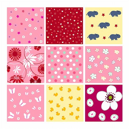 simsearch:400-09133678,k - seamless baby patterns - fabrics Stock Photo - Budget Royalty-Free & Subscription, Code: 400-05910556