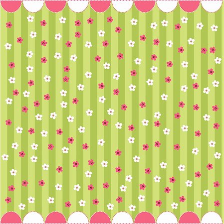Seamless floral pattern, baby card Stock Photo - Budget Royalty-Free & Subscription, Code: 400-05910656