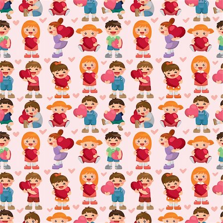 simsearch:400-04412571,k - kid hug heart seamless pattern Stock Photo - Budget Royalty-Free & Subscription, Code: 400-05911960