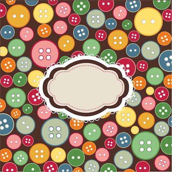 Seamless sewing buttons colorful pattern Stock Photo - Royalty-Free, Artist: lemony, Image code: 400-05912133