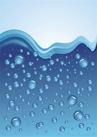 simsearch:649-08119130,k - water wave with bubbles. abstract vector illustration Stock Photo - Budget Royalty-Free & Subscription, Code: 400-05913606