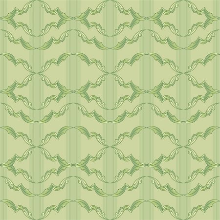 simsearch:400-04814440,k - Vintage Pattern. Illustration on green background for design Photographie de stock - Aubaine LD & Abonnement, Code: 400-05913849