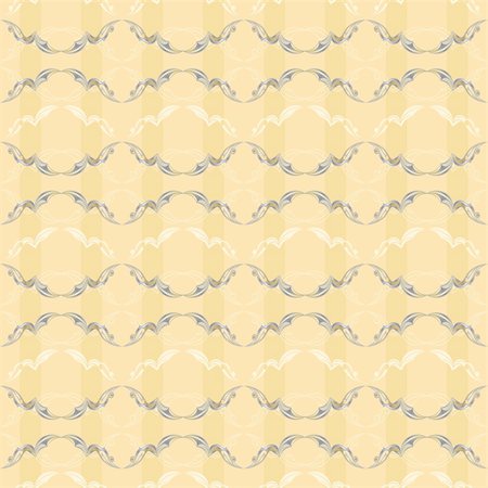 simsearch:400-08806227,k - Vintage Pattern number two. Illustration on yellow background for design Stock Photo - Budget Royalty-Free & Subscription, Code: 400-05913850