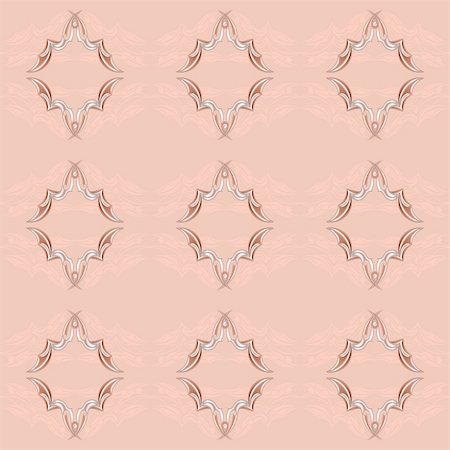 simsearch:400-08806227,k - Vintage Pattern. illustration on pink background for design Stock Photo - Budget Royalty-Free & Subscription, Code: 400-05913851