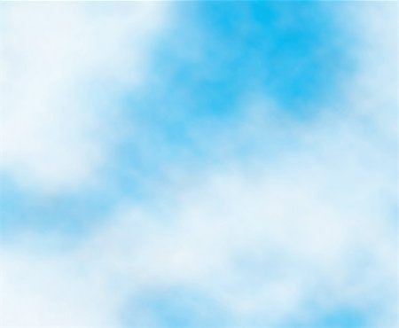 Editable vector background detail of white clouds in a blue sky Stock Photo - Budget Royalty-Free & Subscription, Code: 400-05927623