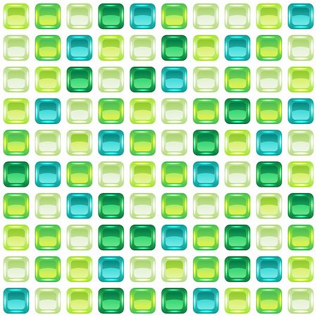 Green mosaic seamless background, vector illustration, eps10, 5 layers! Fotografie stock - Microstock e Abbonamento, Codice: 400-05927995