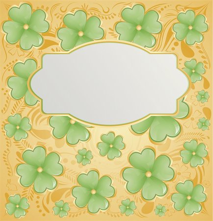 simsearch:400-06569677,k - Golden background for St. Patrick's Days with place for your text. Vector Illustration Stock Photo - Budget Royalty-Free & Subscription, Code: 400-05928850