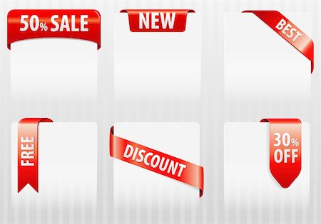 simsearch:400-06766770,k - Collect Sale, Discount, Best Tags Labels, element for design, vector illustration Photographie de stock - Aubaine LD & Abonnement, Code: 400-05920208