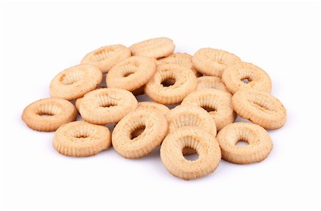 simsearch:400-04729451,k - Tea cookies isolated on white background. Stock Photo - Budget Royalty-Free & Subscription, Code: 400-05920316