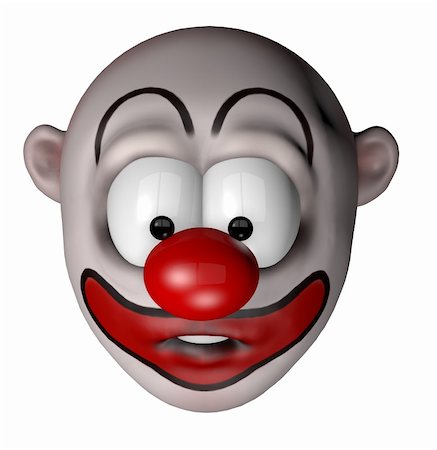 simsearch:400-04003790,k - funny cartoon clown - 3d illustration Stockbilder - Microstock & Abonnement, Bildnummer: 400-05920480