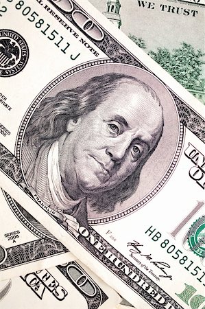 franklin - Benjamin Franklin face on one hundred dollar bill Stock Photo - Budget Royalty-Free & Subscription, Code: 400-05920609