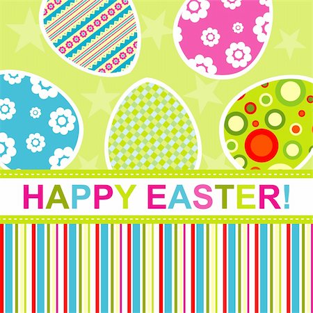 simsearch:400-05925759,k - Template Easter greeting card, vector illustration Photographie de stock - Aubaine LD & Abonnement, Code: 400-05920684