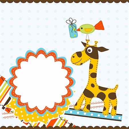 simsearch:400-07213531,k - Template greeting card, vector illustration Foto de stock - Super Valor sin royalties y Suscripción, Código: 400-05920699