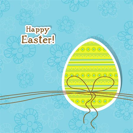 simsearch:400-05925759,k - Template Easter greeting card, vector illustration Photographie de stock - Aubaine LD & Abonnement, Code: 400-05920692