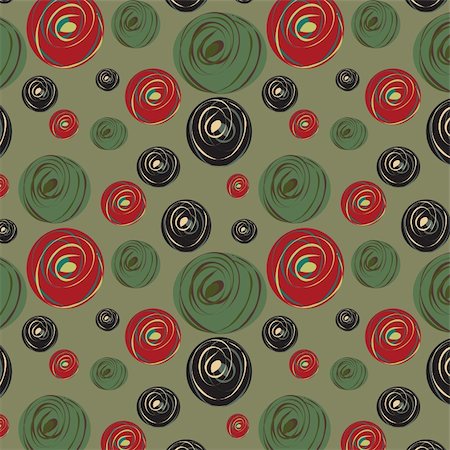 penzurova (artist) - Seamless pattern with abstract circles, vector, illustration Foto de stock - Super Valor sin royalties y Suscripción, Código: 400-05920754