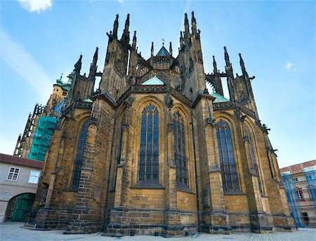 saint vitus cathedral - St. Vitus Cathedral in Prague (Czech Republic), the Parler's east chancel Foto de stock - Super Valor sin royalties y Suscripción, Código: 400-05920762