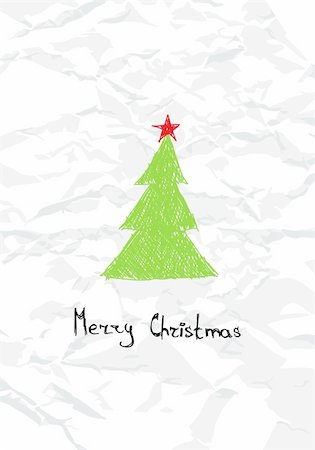 simsearch:400-06391837,k - Beautiful xmas postcard on white background Stock Photo - Budget Royalty-Free & Subscription, Code: 400-05920818