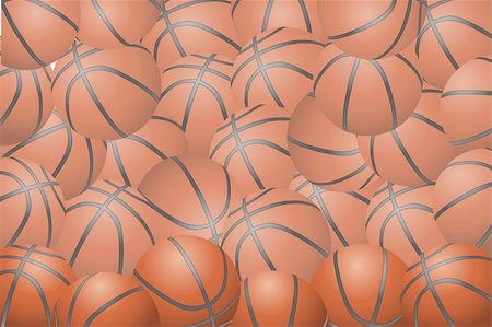 simsearch:400-04726815,k - Basketball background (group of some balls) Stock Photo - Budget Royalty-Free & Subscription, Code: 400-05920827