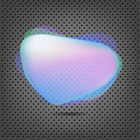 simsearch:400-04345562,k - Abstract Metal Background With Blue Speech Bubble, Vector Background Photographie de stock - Aubaine LD & Abonnement, Code: 400-05921116
