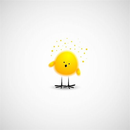 stylization - Easter chicks Stock Photo - Budget Royalty-Free & Subscription, Code: 400-05939408