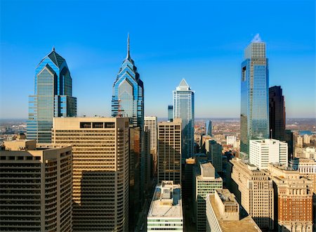 Center City, the Financial District of Philadelphia, PA. Stock Photo - Budget Royalty-Free & Subscription, Code: 400-05939466