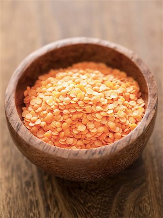 red lentil - close up of a bowl of red lentils Stock Photo - Budget Royalty-Free & Subscription, Code: 400-05946779