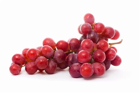 simsearch:400-04287445,k - a bunch of juicy grape isolated over white Stockbilder - Microstock & Abonnement, Bildnummer: 400-06065388