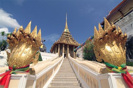 simsearch:400-04962756,k - Beautiful Thai temple style and buddhist art decoration in Thailand. Foto de stock - Super Valor sin royalties y Suscripción, Código: 400-06065398