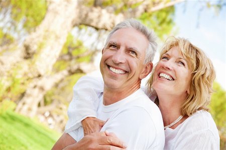 simsearch:400-05711437,k - Portrait of a happy mature couple outdoors. Stock Photo - Budget Royalty-Free & Subscription, Code: 400-06065407
