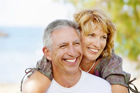 simsearch:400-05711437,k - Portrait of a happy mature couple outdoors. Stock Photo - Budget Royalty-Free & Subscription, Code: 400-06065413