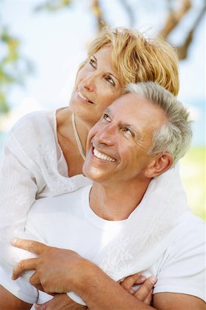 simsearch:400-05711437,k - Portrait of a happy mature couple outdoors. Stock Photo - Budget Royalty-Free & Subscription, Code: 400-06065424