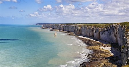 Upper Normandy coast in the North of France. Stock Photo - Budget Royalty-Free & Subscription, Code: 400-06065588